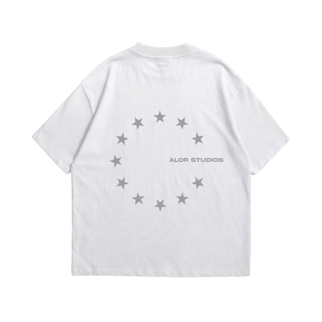 Star White Tee