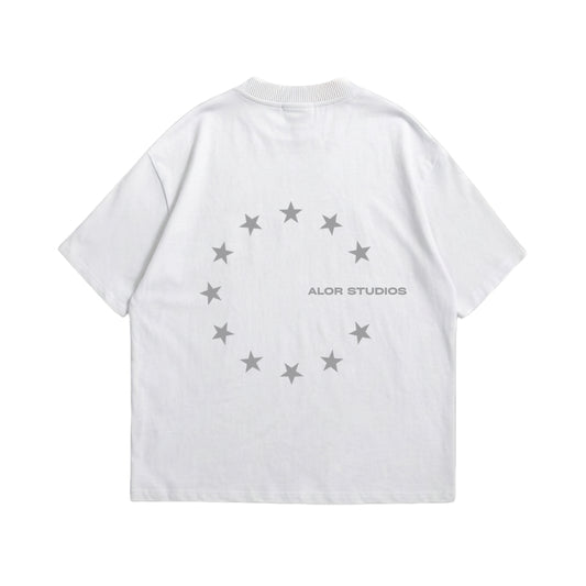 Star White Tee