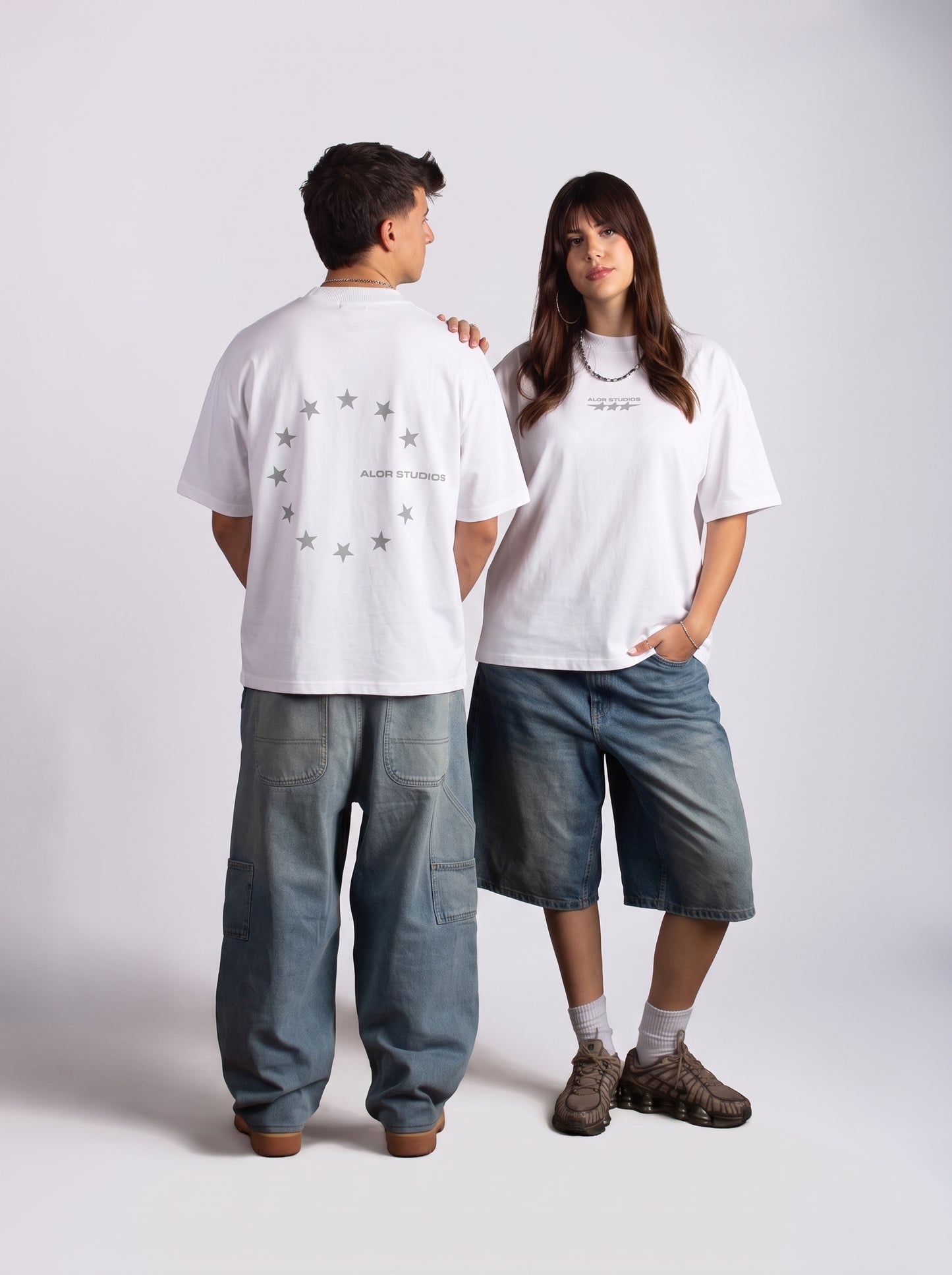 Star White Tee